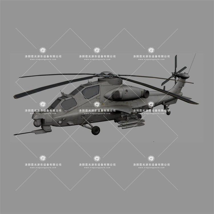 湘西武装直升机3D模型